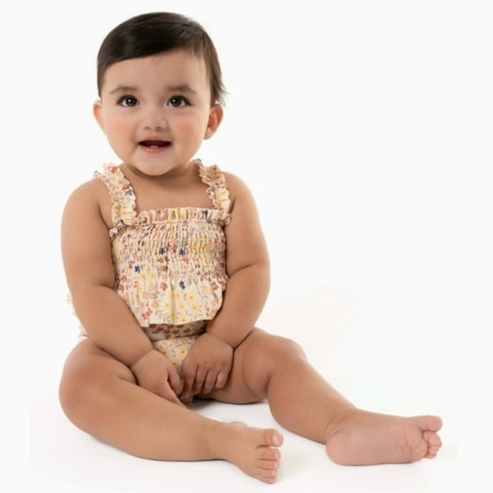 Modern Moments Baby Girl Bubble Swimsuit - Picture 3 of 10